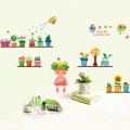 Bright Color And Different Plants Wall Sticker